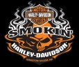 Smokin Harley-Davidson